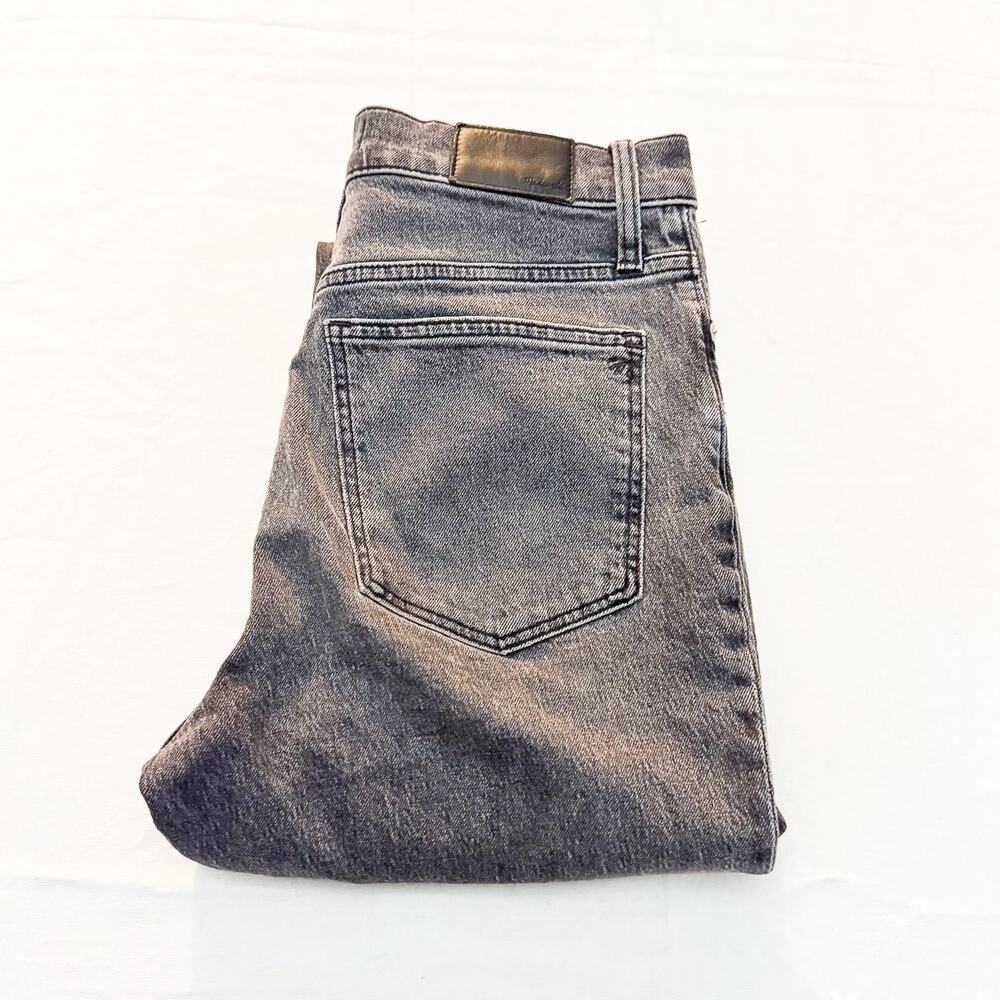 Madewell The Perfect Vintage Straight Jean Charcoal Gray Denim Jeans Size 29